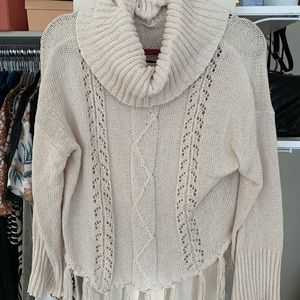 Light weight fringe sweater from 12th Tribe